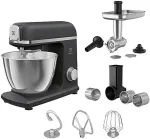 Electrolux E5KM1-6GBP food processor 1200 W 5 L Black, Grey