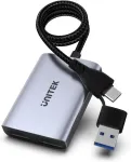 UNITEK V1427A01 USB-C/A adapter 2x HDMI MST FullHD jaoks