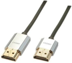 Lindy HDMI High Speed Kabel CROMO Slim Ethernet A/A 3m