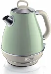 Veekeetja Ariete 2869 Vintage Electric Kettle, Stainless Steel, 1.7 L, Auto Shut Off, 2000 W, for Water, Tea and Herbal Drinks, Pastel Green