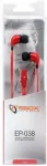 SBOX Stereo Earphones With Microphone EP-038 Red