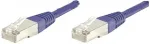 Equip Patchkabel Cat6 S/FTP 2xRJ45 15.00m violet LSZH Polybeutel