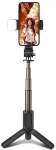 Sbs Selfie stick tripod Smartphone 3 leg(s) Black