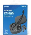 Savio TWS-11 headphones/headset True Wireless Stereo (TWS) In-ear Calls/Music USB Type-C Bluetooth Black