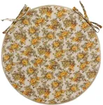 Home4you Toolikate LONETA NEW D38cm, paksus 2,5cm, beež roos, 100% puuvill, kangas 476