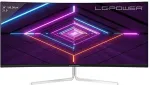 Monitor LC-Power LC-M34-UWQHD-100-C-V3 computer 86.4 cm (34") 3440 x 1440 pixels UltraWide Quad HD LCD White