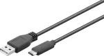 Goobay 1m USB-A (han) til USB-C (han) kabel