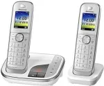 Telefon Panasonic KX-TGJ322GW traadita laua valge koos k&otilde;neposti funktsiooniga
