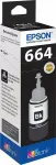 Tooner EPSON T6641 Sort Bl&aelig;krefill C13T664140