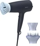 PHILIPS 3000 series Hairdryer BHD360/20, 2100W, 6 heat and speed settings, Advanced ionizing care, ThermoProtect/Damaged package