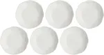 LA PORCELLANA BIANCA Set of 6 deep plates 21 cm La Porcel. Bi.