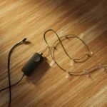 Twinkly Candies 100 Candle-shaped RGB LEDs, Clear Wire, USB-C