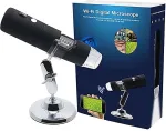 W-STAR Digital Microscope WIFI MW1000S, HD 1000x, illumination stand black iOS Win, Inskam