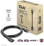 Club 3D Ultra High Speed HDMI Verl&auml;ngerungskabel 4K120Hz 8K/60Hz St./B. 1m 30AWG