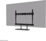 Neomounts Floor stand | AV40-500BL Keyboard Shelf Kit | Height adjustment | 43-110 " | Maximum weight (capacity) 2.5 kg | Black
