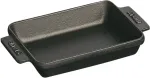 STAUB Rectangular Mini Baking Tray 250 ml, Black
