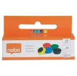 Nobo Tahvlimagnet , 10 pakki, 24mm, v&auml;rvilised