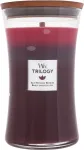 WoodWick Trilogy Sun Ripened Berries 610g - Scented Candle uniseks