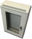 DATACOM 10" single-piece rack 12U/140 gray Glass door