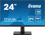 Monitor Iiyama 60,5cm/23,8" (1920&times;1080) ProLite XU2492HSU-B6 16:9 IPS 0,4 ms (MPRT) 100Hz HDMI DisplayPort USB Hub Speakers VESA Black