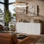 Cama MEBLE Cama LIVERTI chest of drawers 200x42x78 white