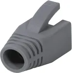 Logilink Modular RJ45 Plug Cable Boot 8mm grey, 10pcs