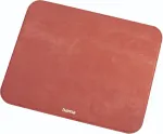 HAMA 00054169 Velvet Mouse Pad coral, Red