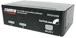 Startech .com 2 Port Starview USB kvm Switch, Black, 212.00, 99.00, 235.00, USB A, USB B, High Density DB15, High Density DB15 Male