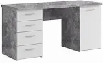 No name DESK CONCRETE LIGHT / WHITE MT926-C264