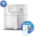 Frit&uuml;&uuml;r PHILIPS 7000 series HD9876/20 fryer Single 8.3 L Stand-alone 2200 W Hot air fryer White