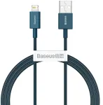 BASEUS Lightning Superior Series kaabel, kiire laadimine, andmeside 2.4A, 1m Blue (CALYS-A03)