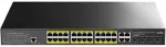 CUDY GS2028PS4 Managed L2 Gigabit Ethernet (10/100/1000) Power over Ethernet (PoE) 1U Black