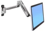 ERGOTRON LX HD Sit-Stand, 13.6, 75 x 75, 100 x 100, 200 x 100, 200 x 200, 400 x 200, 400 x 300, 400 x 400, 0 - 80, 0 - 360, Silver