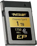 M&auml;lukaart PATRIOT MEMORY Memory Card EP CFexpress Type B 1TB 1750MB/s (PEF1TBEPAB)