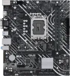 Emaplaat ASUS | PRIME H610M-D D4 | Processor family Intel | Processor socket LGA1700 | DDR4 DIMM | Memory slots 2 | Supported hard disk drive interfaces SATA, M.2 | Number of SATA connectors 4 | Chipset Intel H610 | mATX