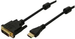 Logilink HDMI-DVI-Kabel HDMI -> DVI Bu/St 5.00m bk