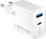 TelForceOne S.A. FOREVER Wall charger TC-06-20AC PD QC 1x USB-C 1x USB 20W white