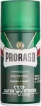 PRORASO Green Shaving Foam 300ml - Shaving Foam meestele Damaged Flacon