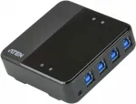 Aten US3344 - USB-Umschalter f&uuml;r die gemeinsame Nutzung von Peripherieger&auml;ten - 4 x USB 3,1 - Desktop (US3344)