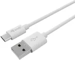 EQUIP Kabel USB-A->C2.0 3A St/St 0.30m wei&szlig;