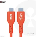 Club3D Kabel USB 2 Typ C PD 240W / 480Mb 2m St/St retail