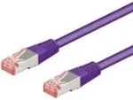 Goobay CAT 6 S/FTP CU 0,5m Violet