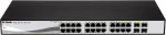 D-Link DGS-1210-24P, 24 PoE 10/100/1000 Base-T port + 4 TP/SFP Combo Ports