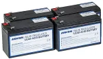 AVACOM Battery kit AVA-RBC24-KIT replacement for RBC24 renovation (4 pcs. batteries)
