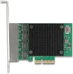 V&otilde;rgukaart DeLOCK PCI Express x4 Netzwerkkarte 2,5 Gigabit LAN 4 x RJ45 RTL8125