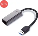 I-tec USB 3.0 Ethernet Gigabit Ethernet adapter, 1x USB 3.0 to RJ45 10/100/1000 Mbps