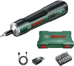 Bosch Powertools Bosch cordless screwdriver push Drive 3,6Volt&nbsp;(green, 32-piece screwdriver bit set)