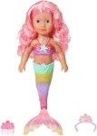 ZAPF Creation BABY born Little Sister mermaid 46cm, doll (including comb and tiara)