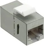 Logilink Keystone Kupplung 2X RJ45 STP 14,5mm, Cat.6, Metall