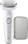 Braun Epilator | Silk-&eacute;pil 9 SES9-000 | Operating time (max) 50 min | Number of power levels 2 | Wet & Dry | White/Silver